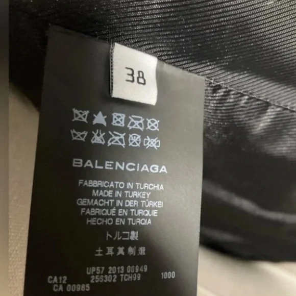 Balenciaga Black Leather Jacket